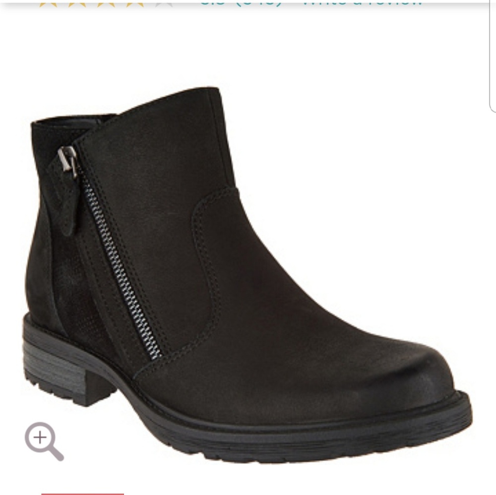 Earth "Jordan" Vintage side zip leather ankle boot